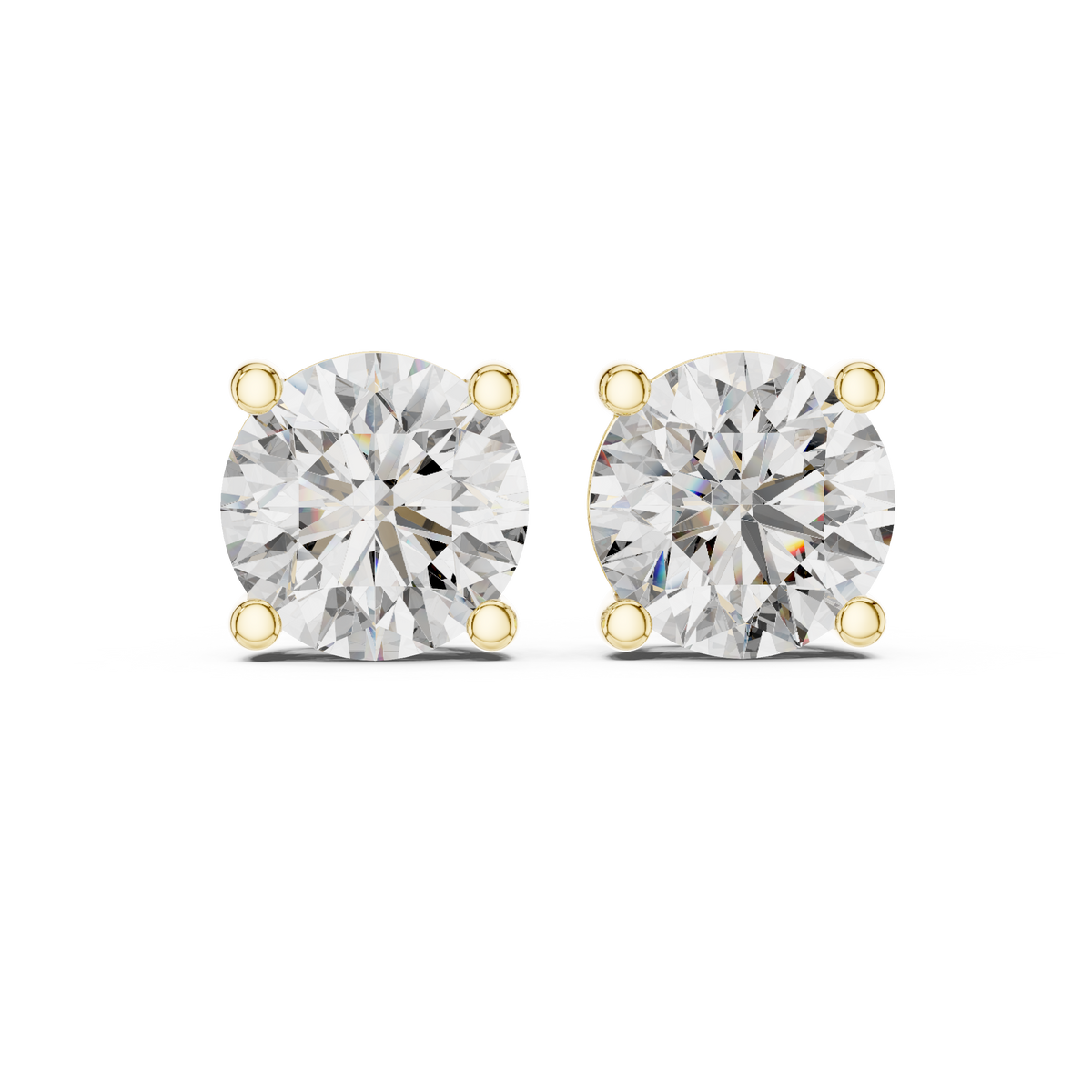 VVS Diamond Stud Earrings – The Élan