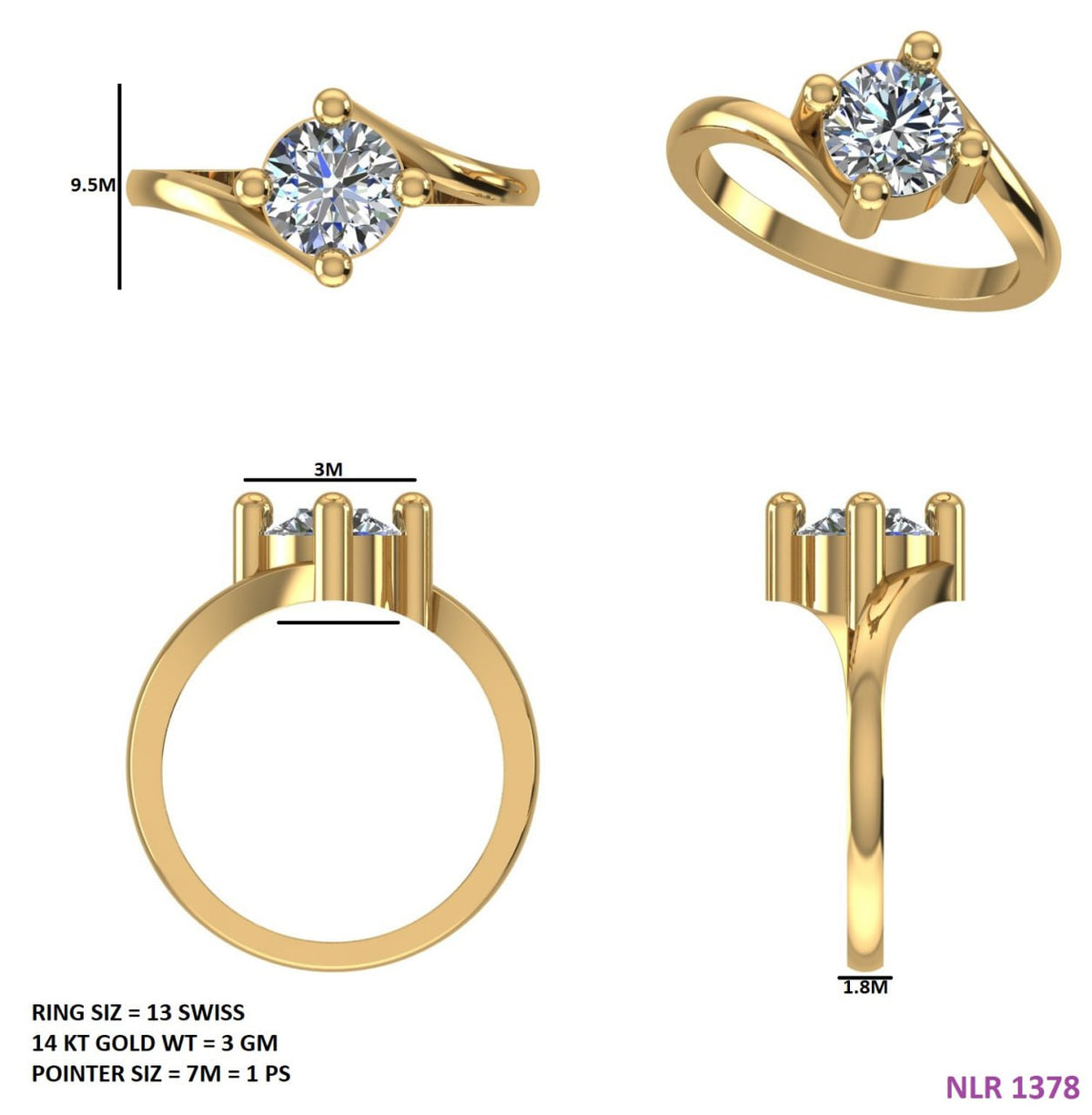 Cressida VVS Lab-Grown Diamond Ring