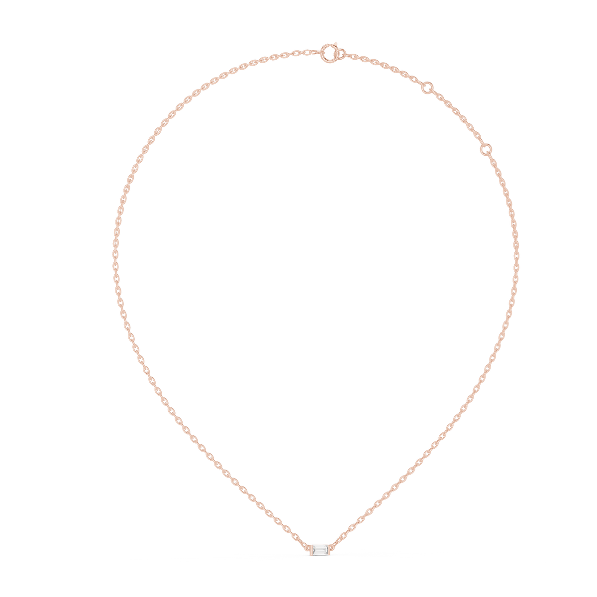Elara VVS Diamond Pendant &amp; Necklace