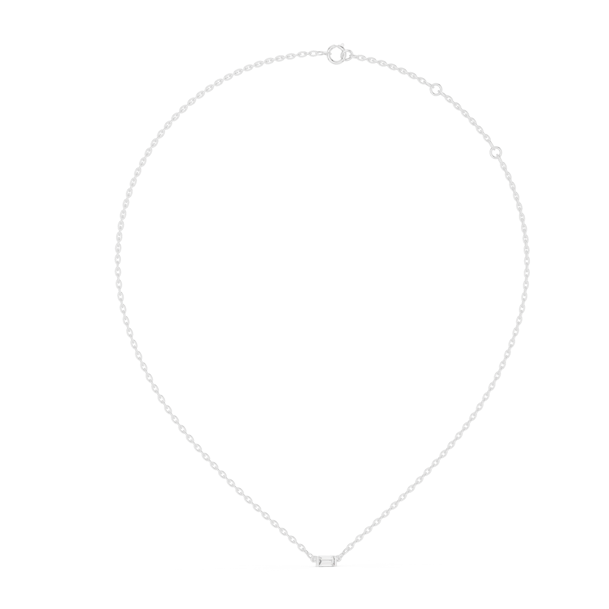 Elara VVS Diamond Pendant &amp; Necklace