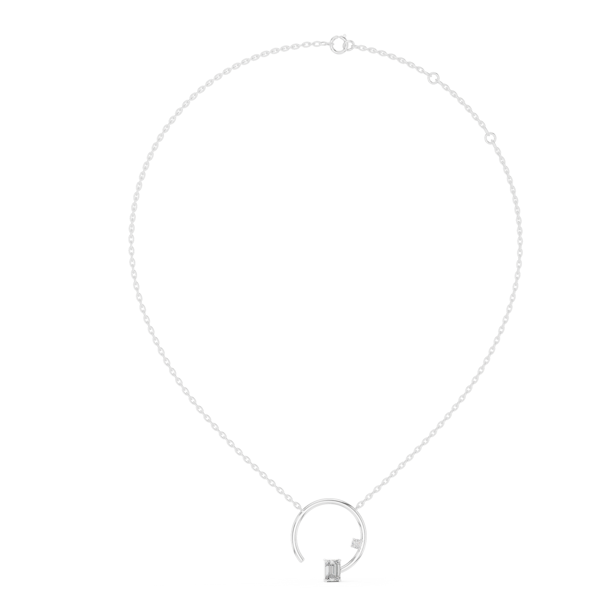 Aure VVS Diamond Necklace &amp; Pendant