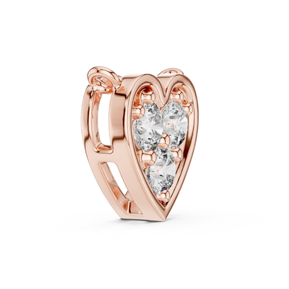 Celestia VVS Heart Diamond Necklace &amp; Pendant