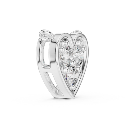Celestia VVS Heart Diamond Necklace &amp; Pendant