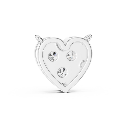 Celestia VVS Heart Diamond Necklace &amp; Pendant
