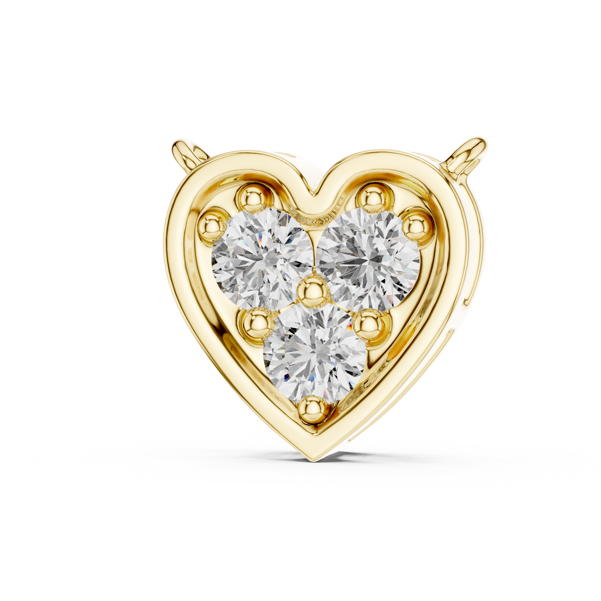 Celestia VVS Heart Diamond Necklace &amp; Pendant