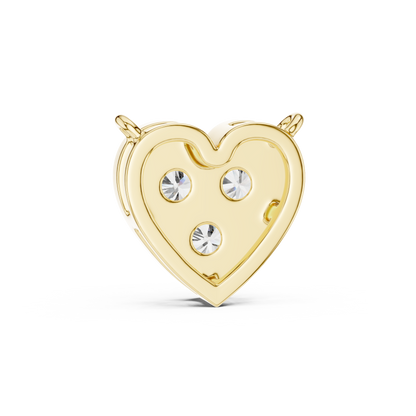 Celestia VVS Heart Diamond Necklace &amp; Pendant