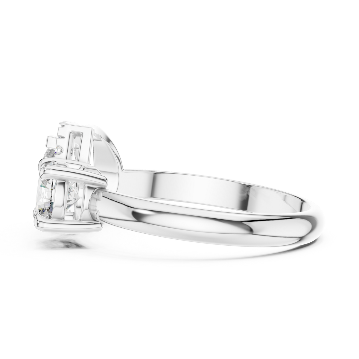 Devotion VVS Lab Grown Heart Diamond Ring