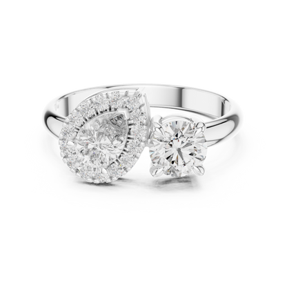 Devotion VVS Lab Grown Heart Diamond Ring