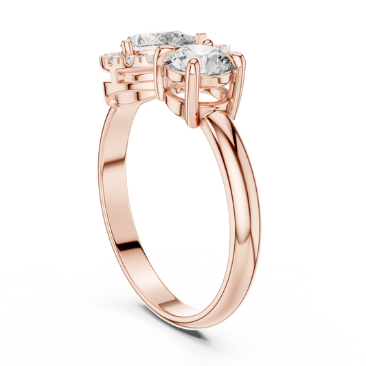 Devotion VVS Lab Grown Heart Diamond Ring