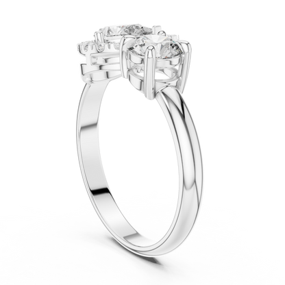 Devotion VVS Lab Grown Heart Diamond Ring