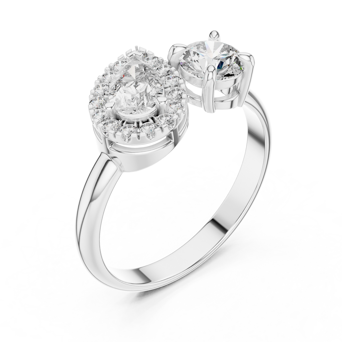 Devotion VVS Lab Grown Heart Diamond Ring