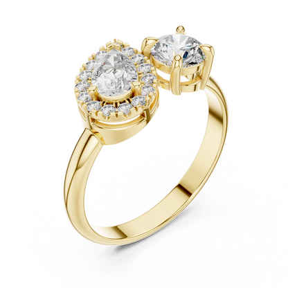 Devotion VVS Lab Grown Heart Diamond Ring