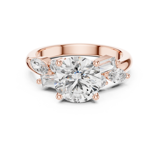 Serene VVS Lab Gown Diamond Ring