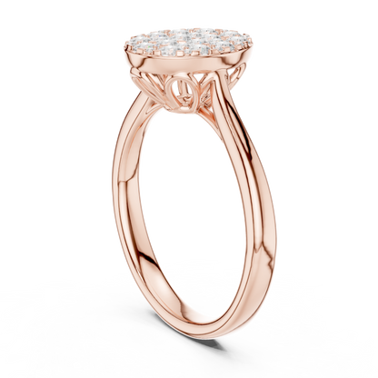 Camellia VVS Lab-Grown Diamond Ring