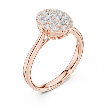 Camellia VVS Lab-Grown Diamond Ring
