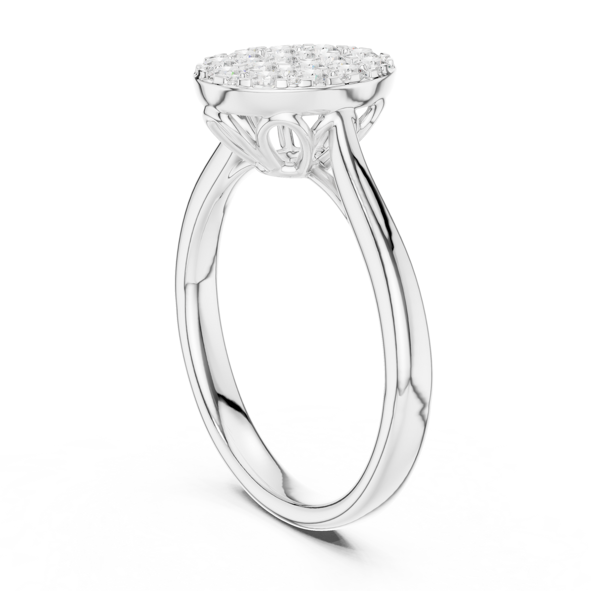 Camellia VVS Lab-Grown Diamond Ring