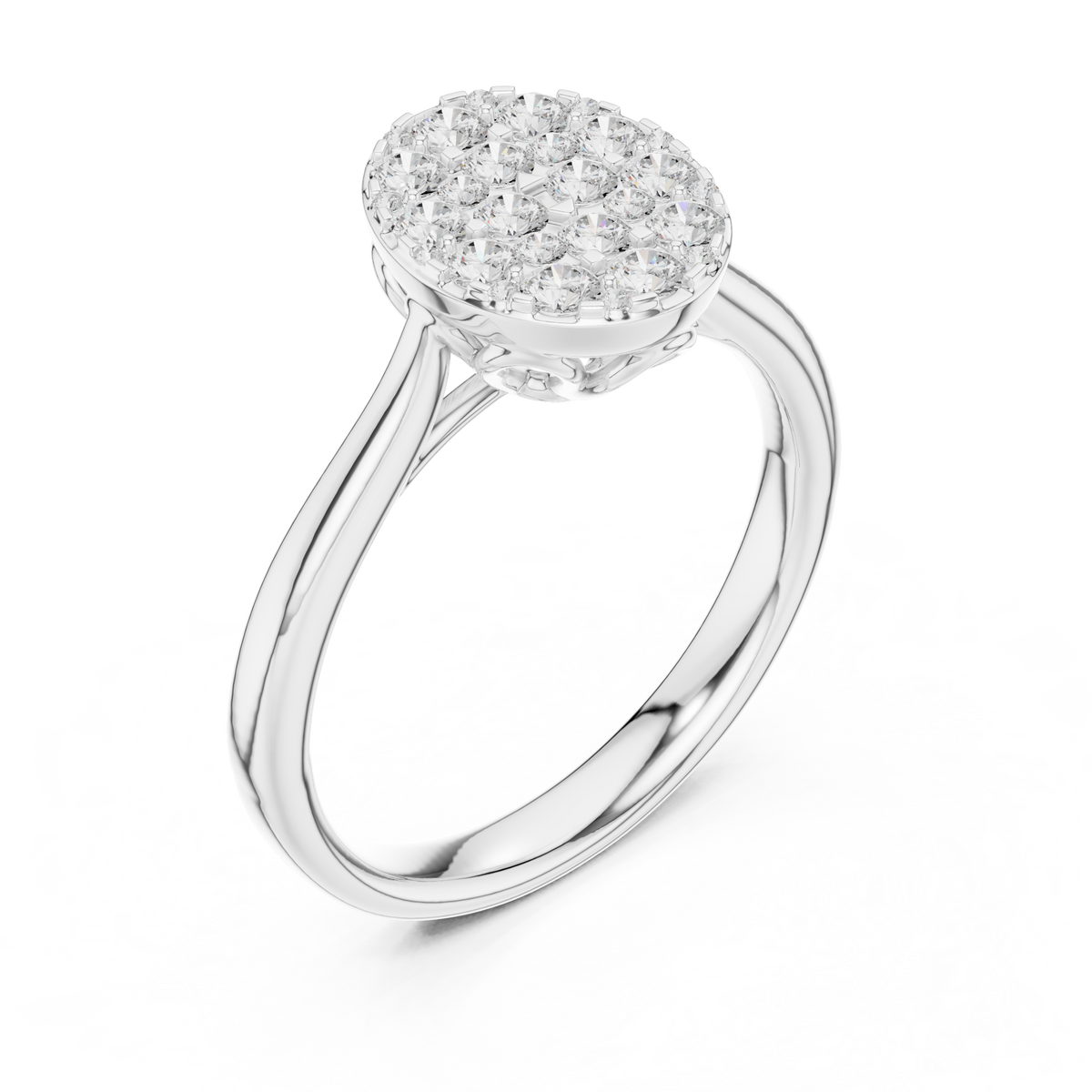 Camellia VVS Lab-Grown Diamond Ring