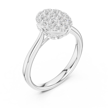 Camellia VVS Lab-Grown Diamond Ring