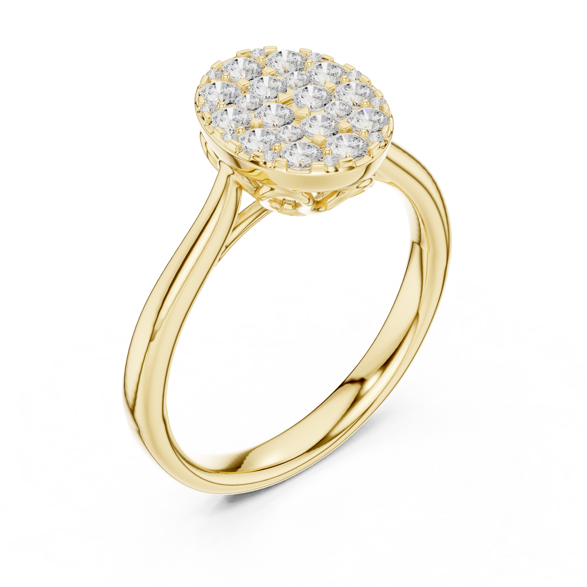 Camellia VVS Lab-Grown Diamond Ring