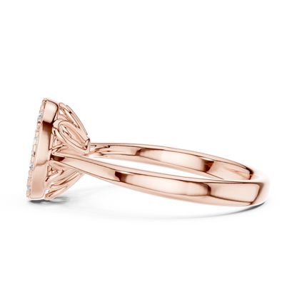 Camellia VVS Lab-Grown Diamond Ring