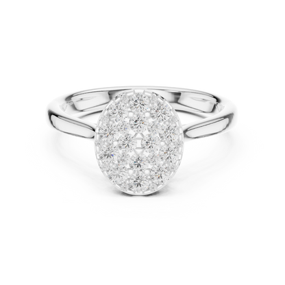 Camellia VVS Lab-Grown Diamond Ring