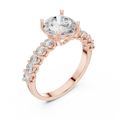 Sylvie VVS Lab-Grown Diamond Ring