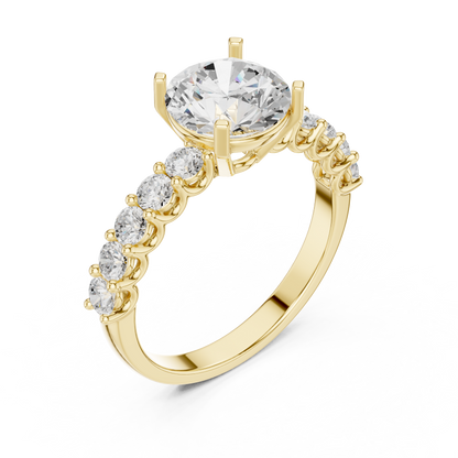 Sylvie VVS Lab-Grown Diamond Ring