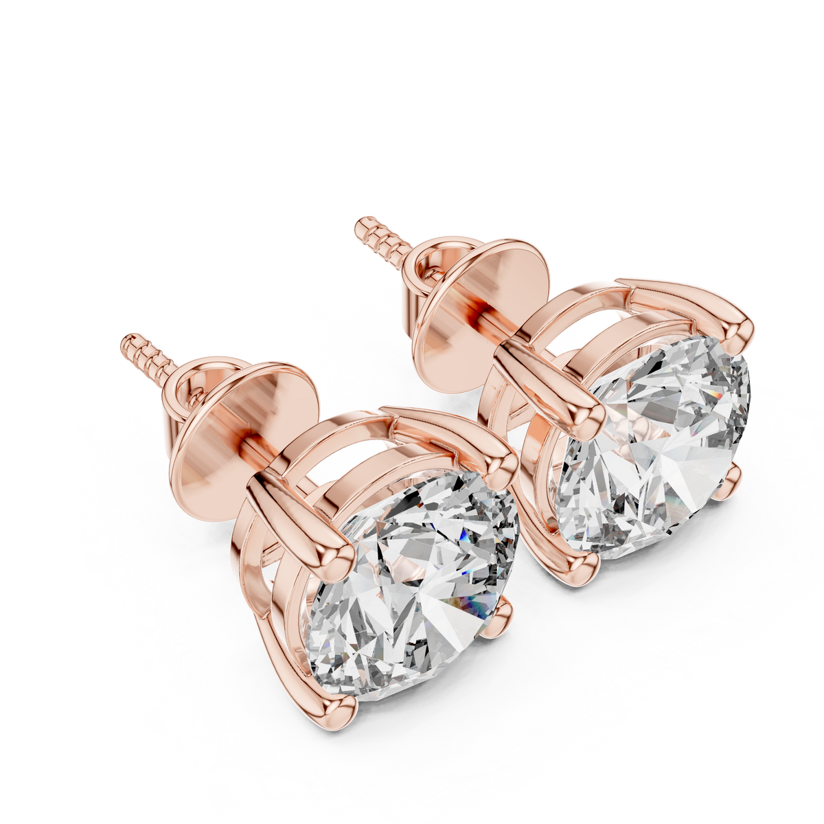 VVS Diamond Stud Earrings – The Élan