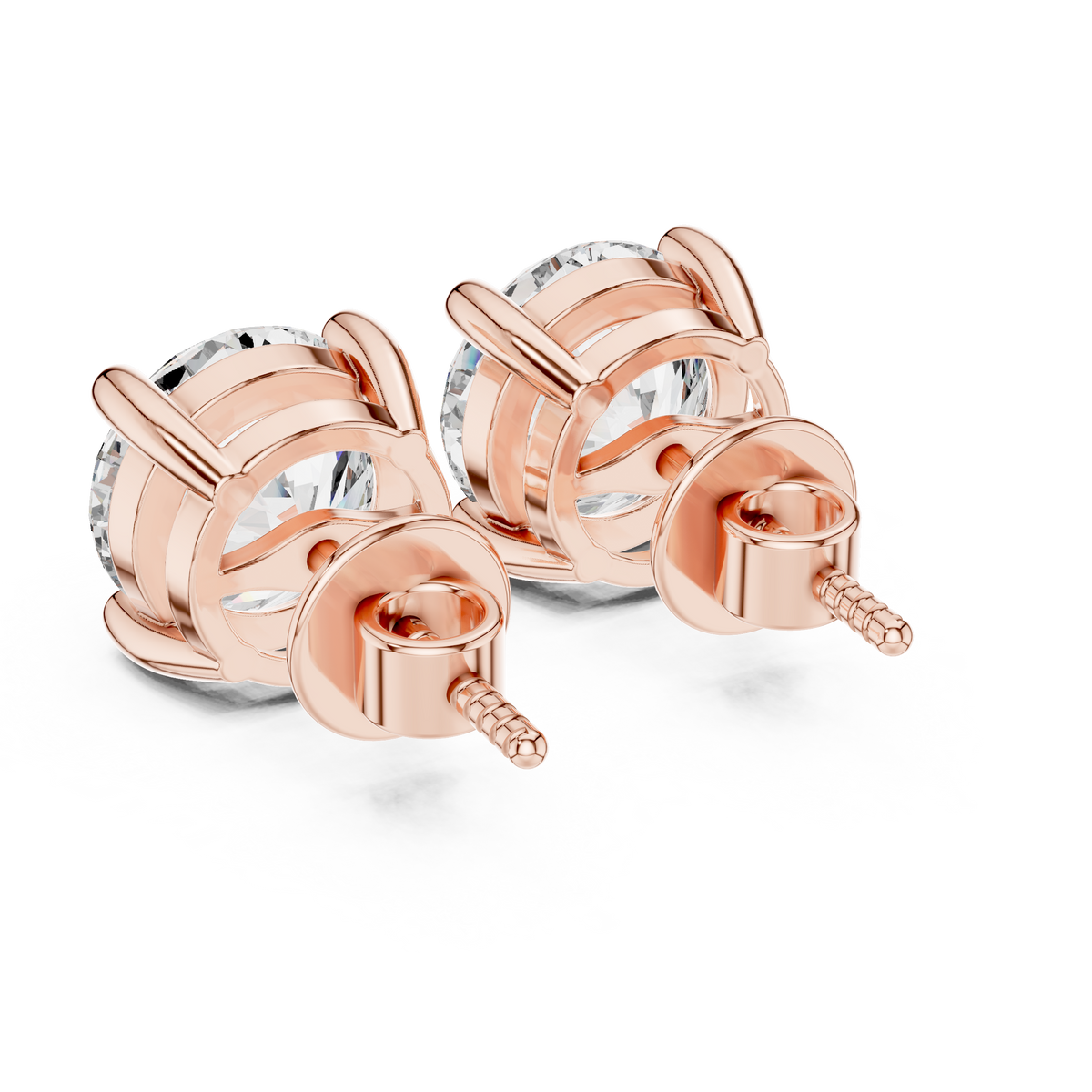 VVS Diamond Stud Earrings – The Élan