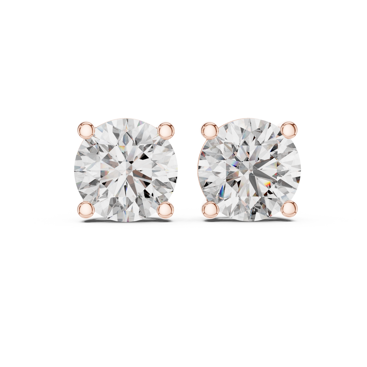 VVS Diamond Stud Earrings – The Élan