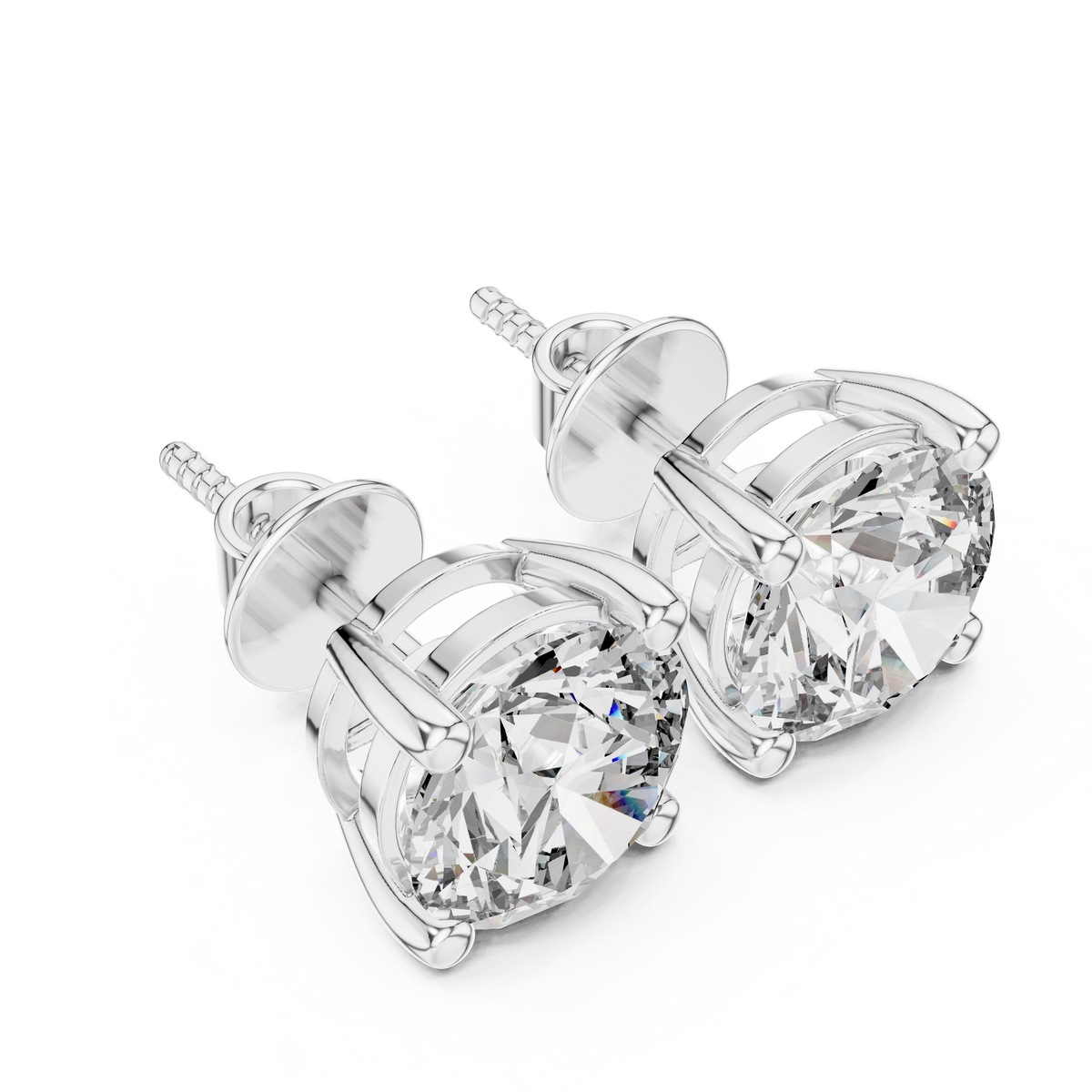 VVS Diamond Stud Earrings – The Élan