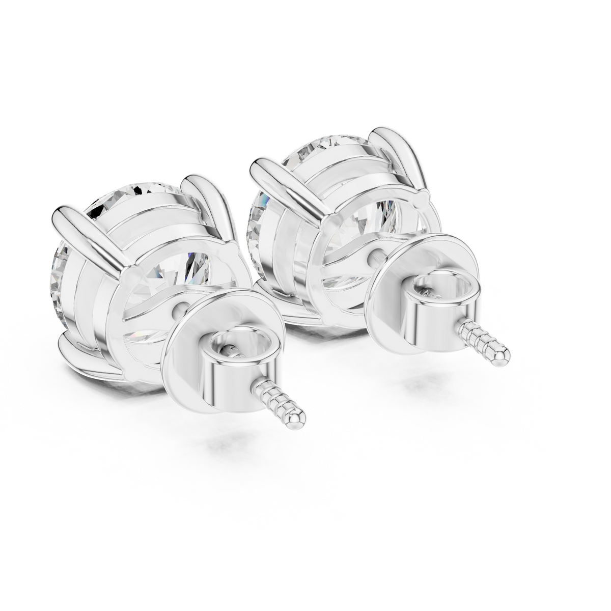 VVS Diamond Stud Earrings – The Élan