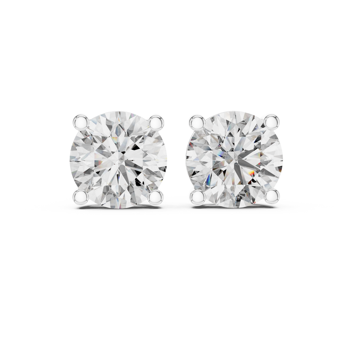 VVS Diamond Stud Earrings – The Élan