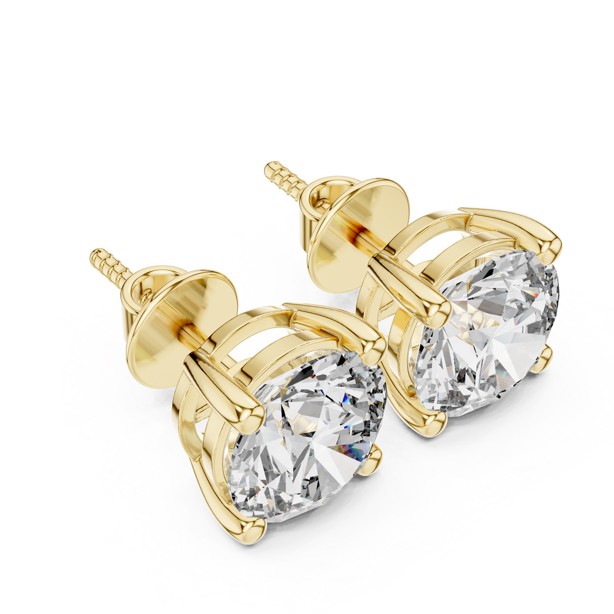 VVS Diamond Stud Earrings – The Élan