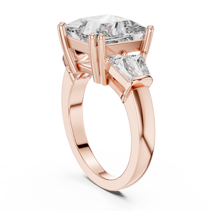 Pearl VVS Lab Grown Diamond Ring