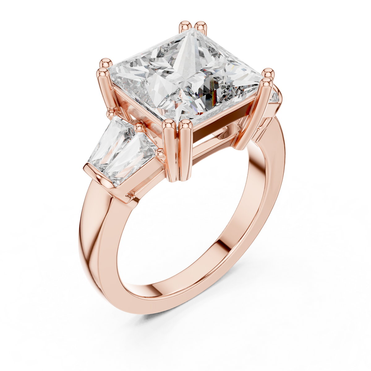 Pearl VVS Lab Grown Diamond Ring