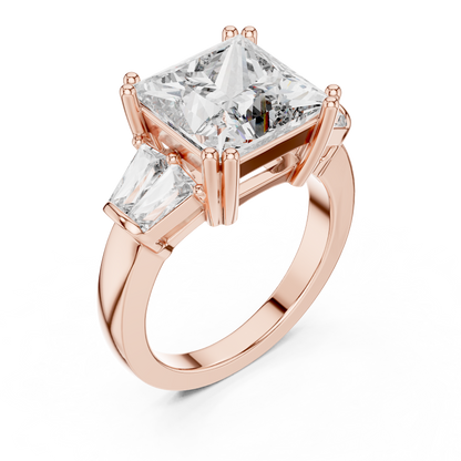 Pearl VVS Lab Grown Diamond Ring
