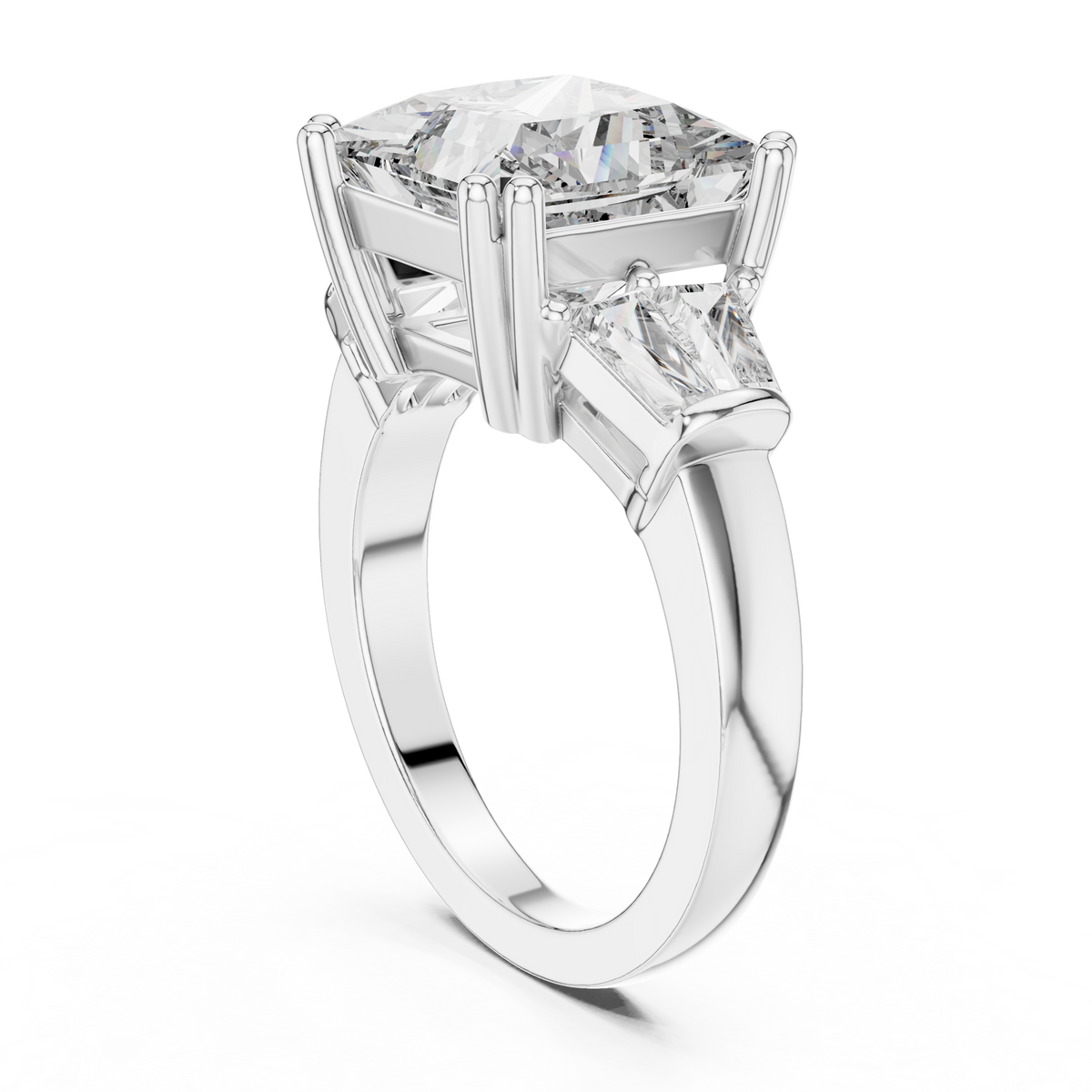 Pearl VVS Lab Grown Diamond Ring