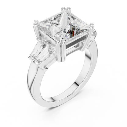 Pearl VVS Lab Grown Diamond Ring