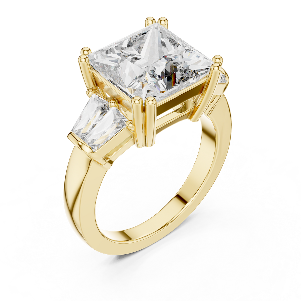 Pearl VVS Lab Grown Diamond Ring
