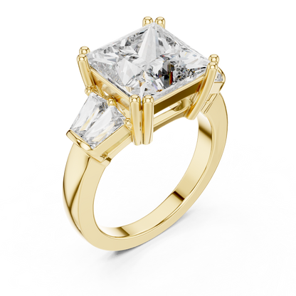 Pearl VVS Lab Grown Diamond Ring