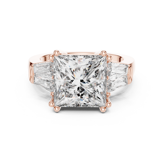 Pearl VVS Lab Grown Diamond Ring