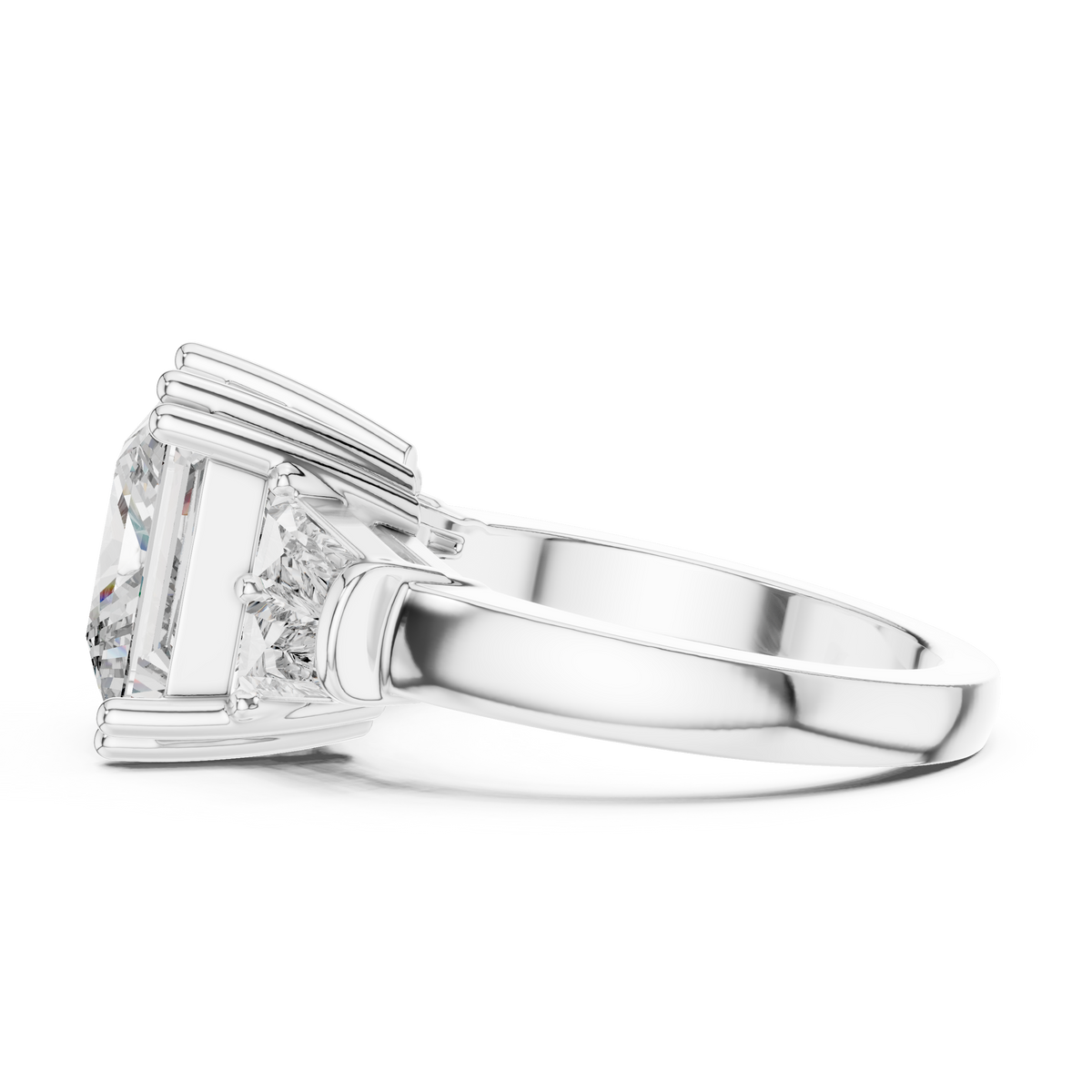 Pearl VVS Lab Grown Diamond Ring