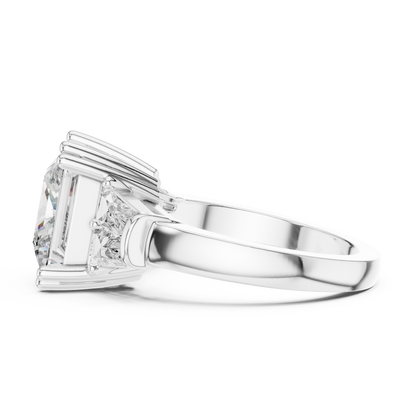 Pearl VVS Lab Grown Diamond Ring