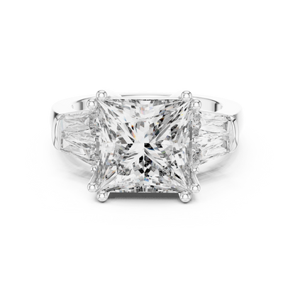 Pearl VVS Lab Grown Diamond Ring