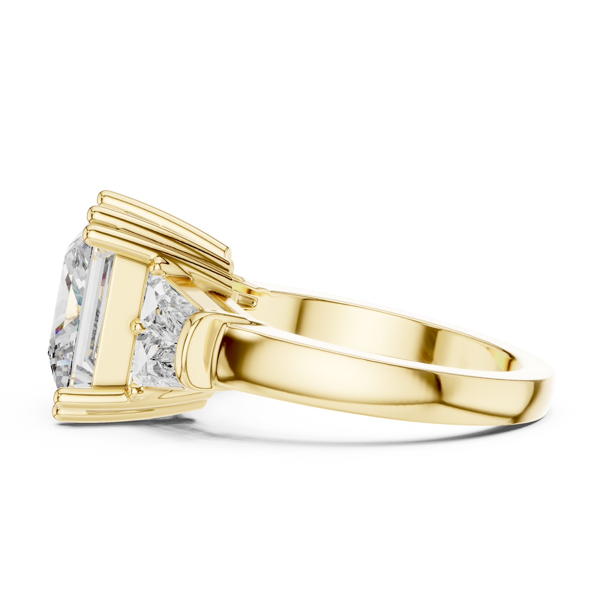 Pearl VVS Lab Grown Diamond Ring