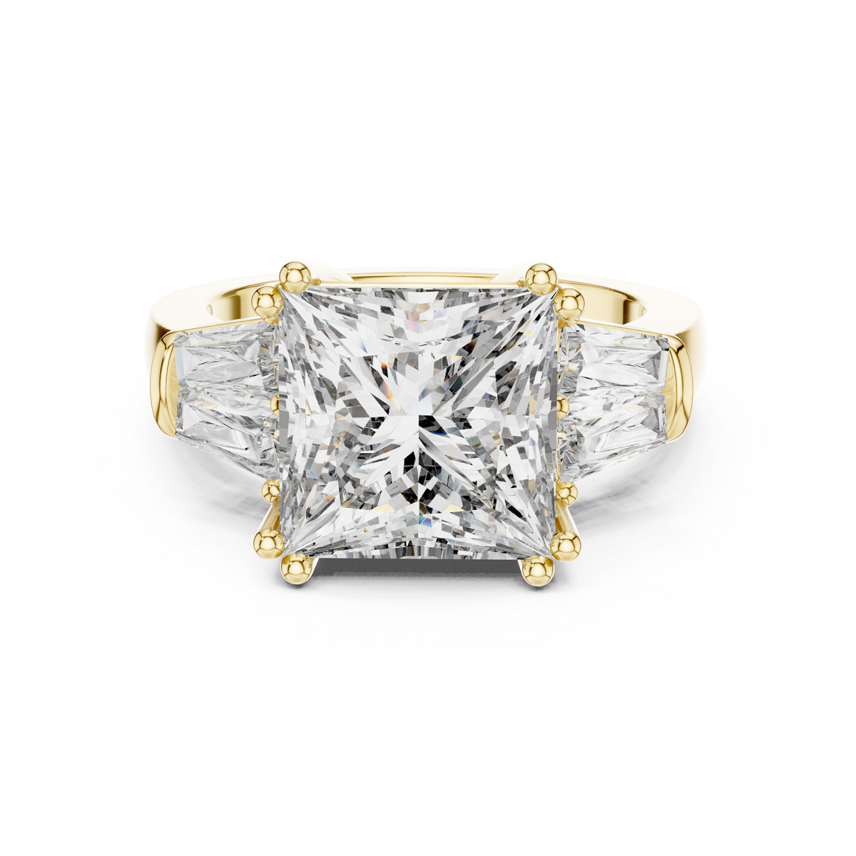 Pearl VVS Lab Grown Diamond Ring