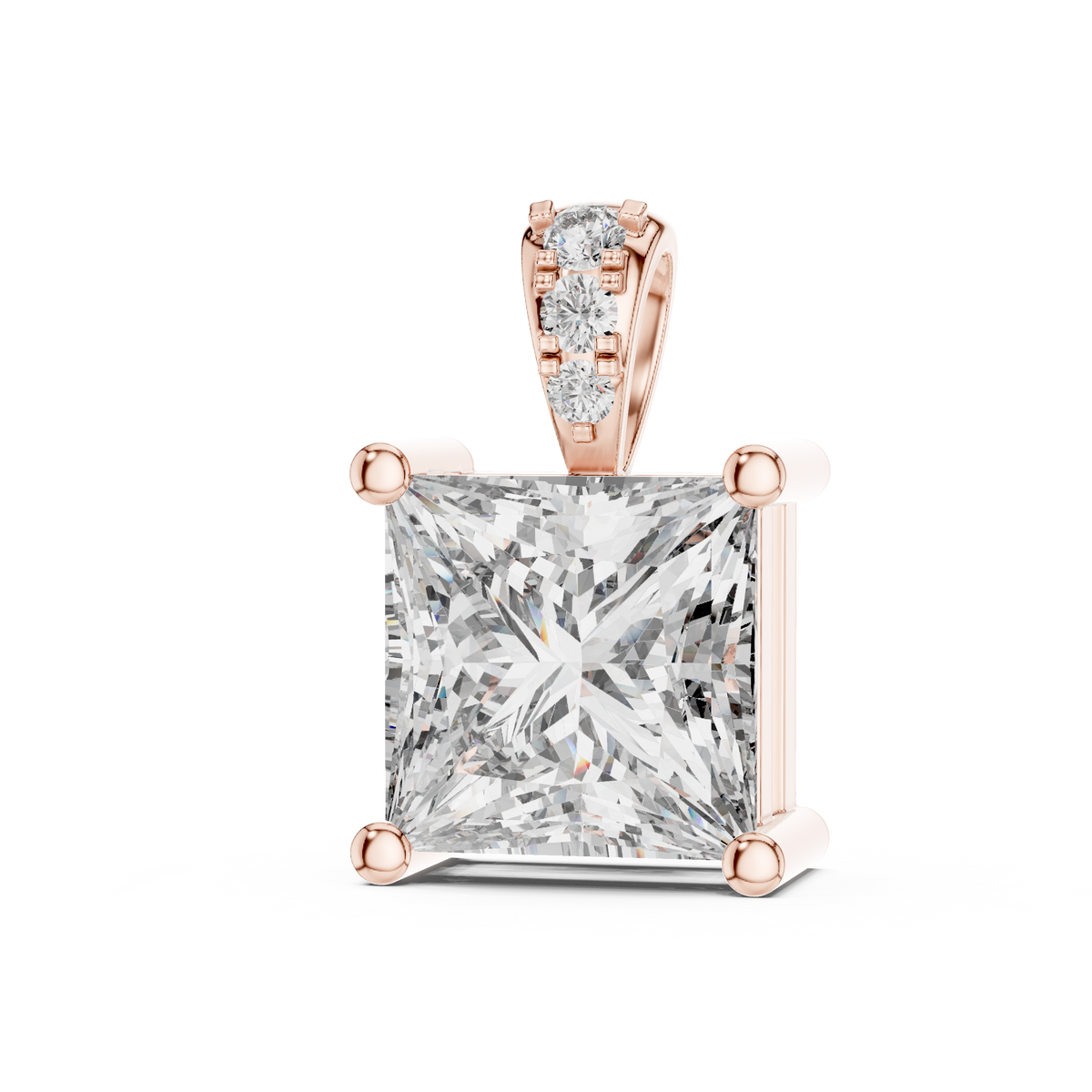 Avelia VVS Diamond Pendant &amp; Necklace