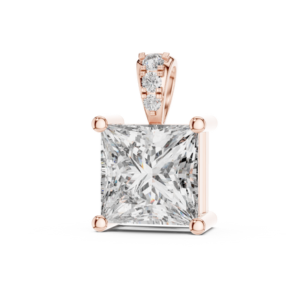 Avelia VVS Diamond Pendant &amp; Necklace