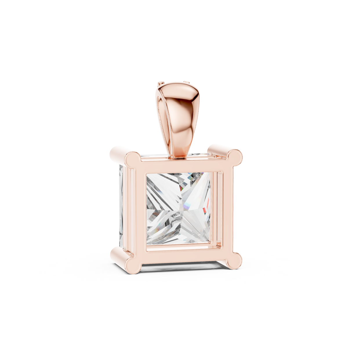 Avelia VVS Diamond Pendant &amp; Necklace